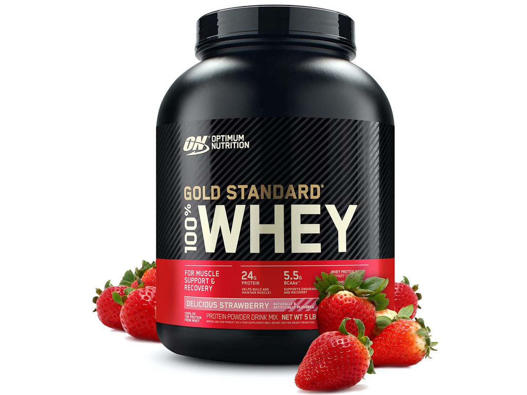 Optimum Nutrition Gold Standard 100% Whey Strawberry (5LBS)