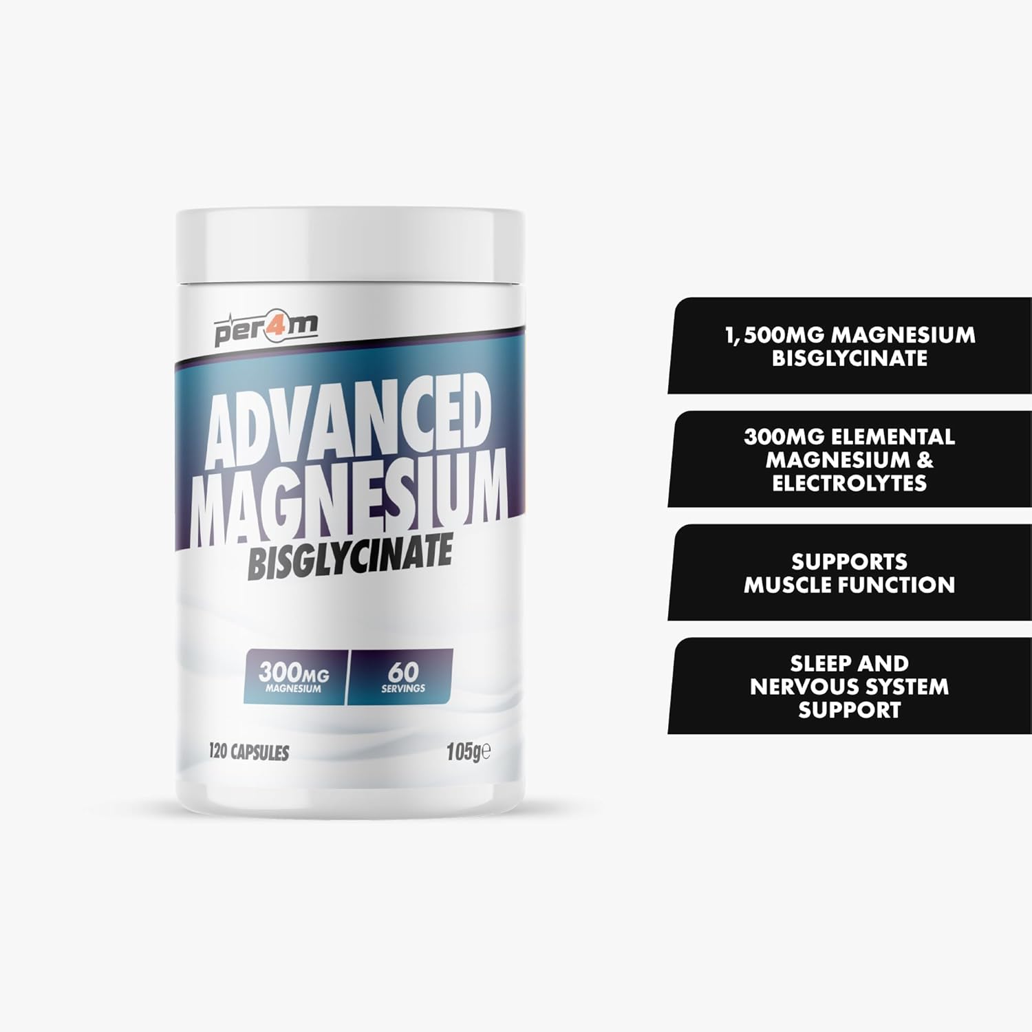Per4m Advanced Magnesium Capsules (60 Servings)
