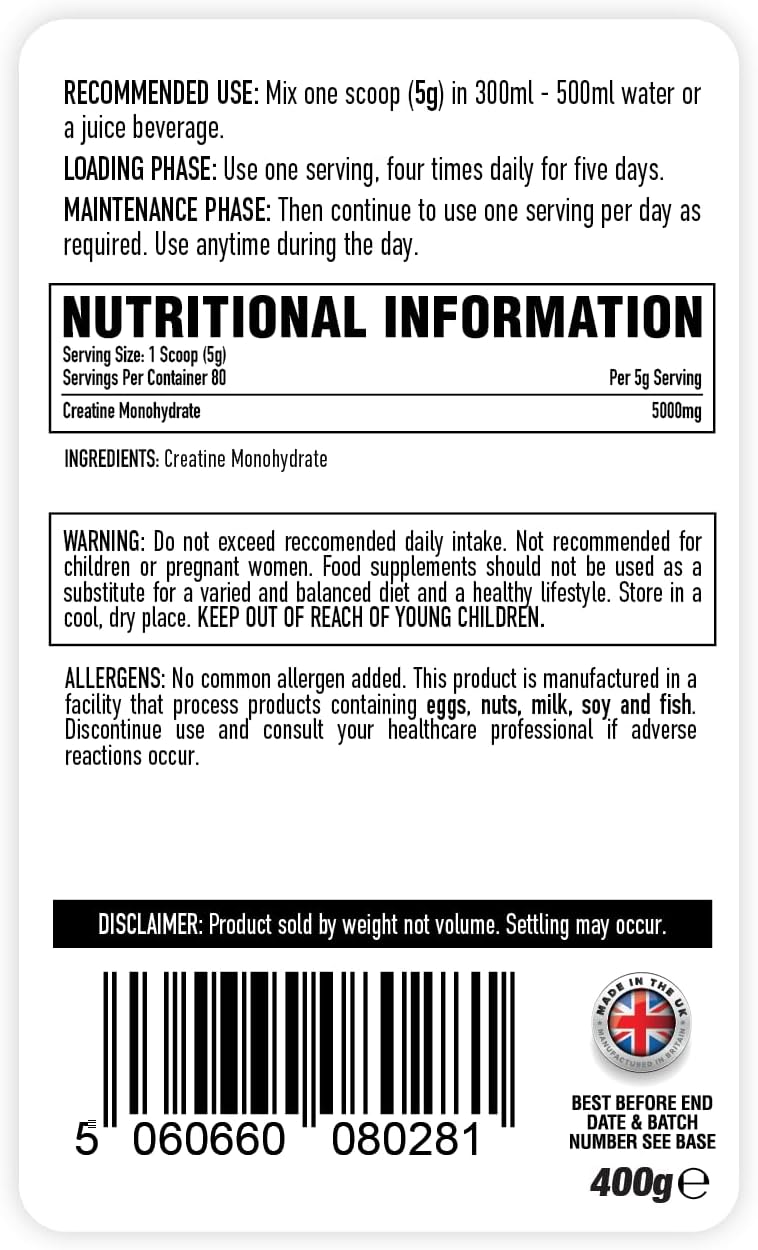 Per4m Micronised Creatine Powder Unflavoued