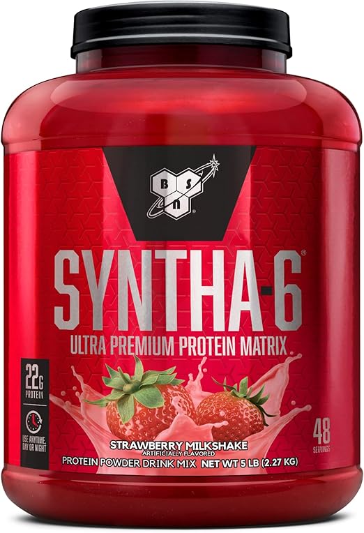 BSN SYNTHA-6® Protein Powder Strawberry Milkshake (5LBS)