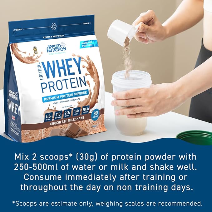 Applied Nutrition Critical Whey Protein Strawberry (900g, 30 Servings)