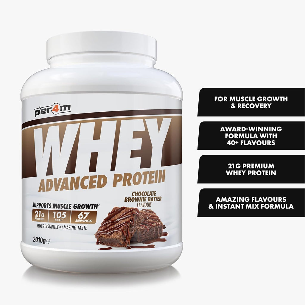 Per4m Whey Protein Chocolate Brownie Batter (67 Servings)