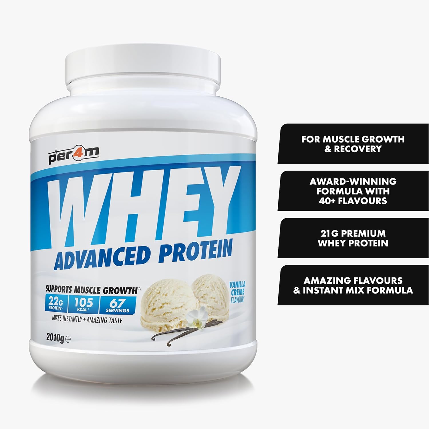 Per4m Whey Protein Vanilla Creme (67 Servings)
