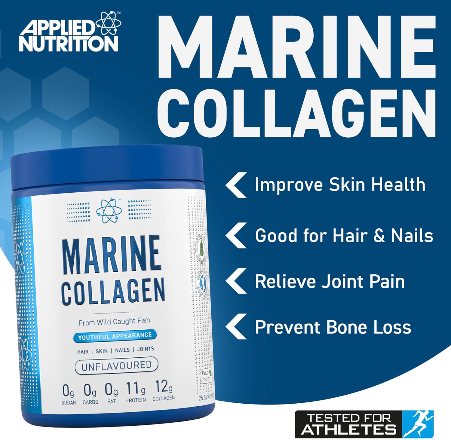 Applied Nutrition Marine Collagen Unflavoured (300g)
