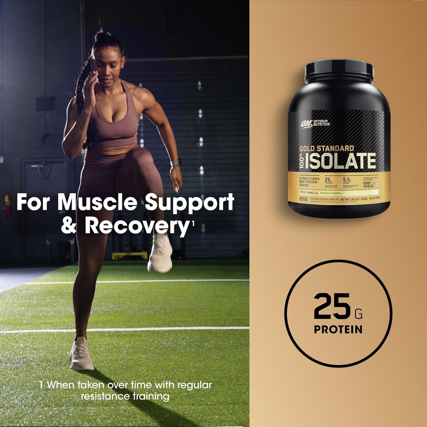 Optimum Nutrition Gold Standard 100% Isolate Rich Vanilla Flavour (5.2lb)