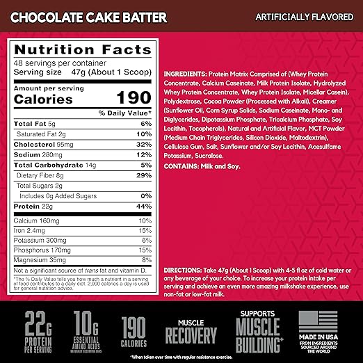 BSN SYNTHA-6® Protein Powder Chocolate Cake Batter (5LBS)