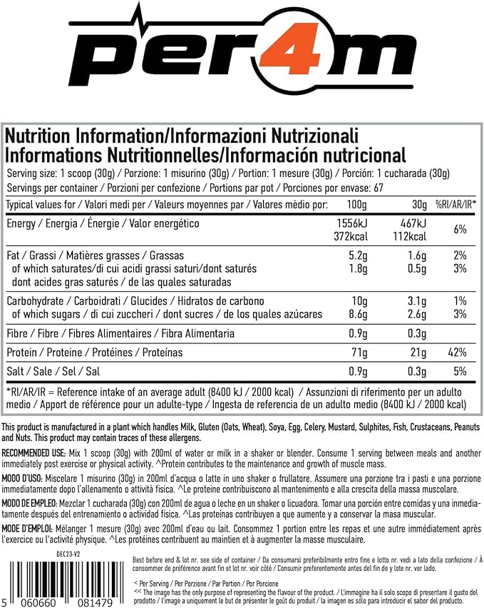 Per4m Whey Protein Blueberry Muffin (67 Servings)