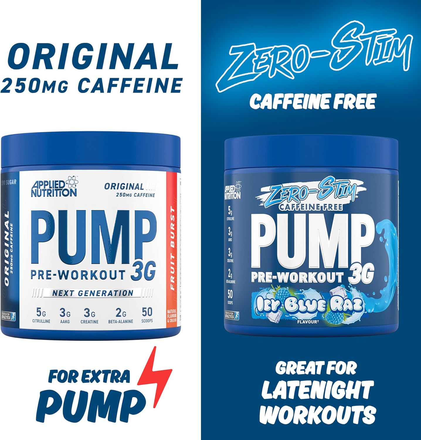 Applied Nutrition Pump 3G - Pre Workout with Caffeine (Fruit Burst)