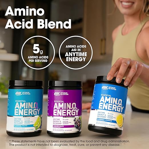 Optimum Nutrition Essential Amino Energy Concord Grape (270g)