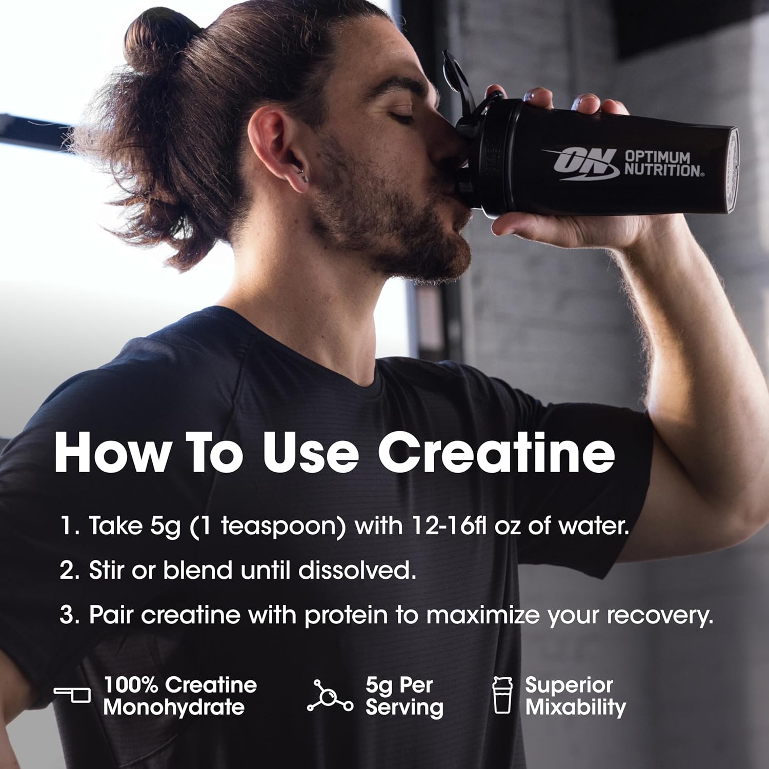 Optimum Nutrition Micronized Creatine Powder Unflavored