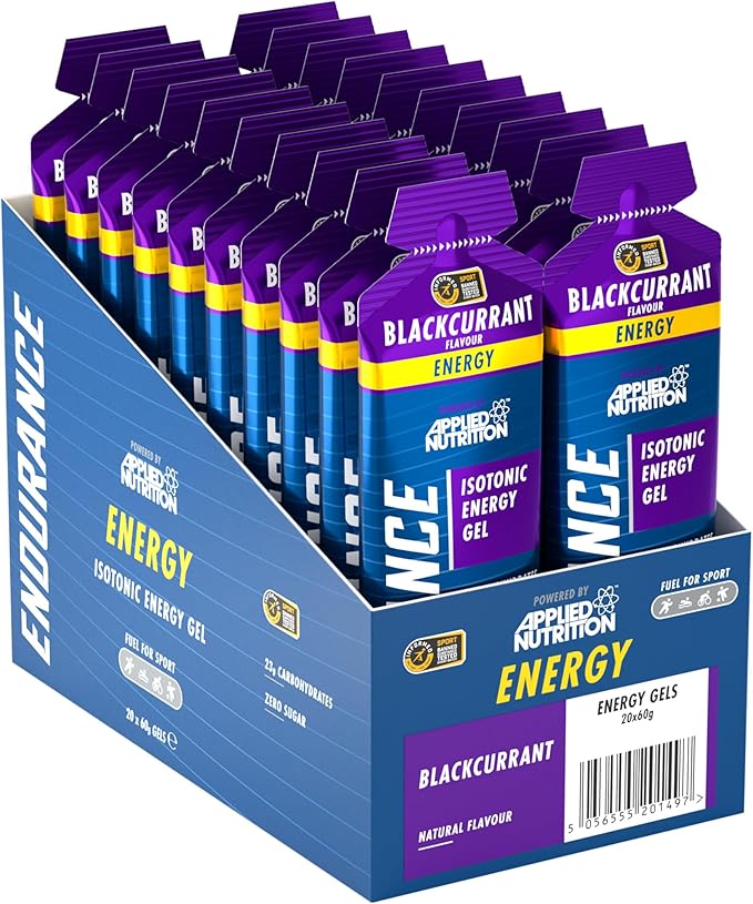 Applied Nutrition Isotonic Energy Gel Blackcurrant (20x60ml)
