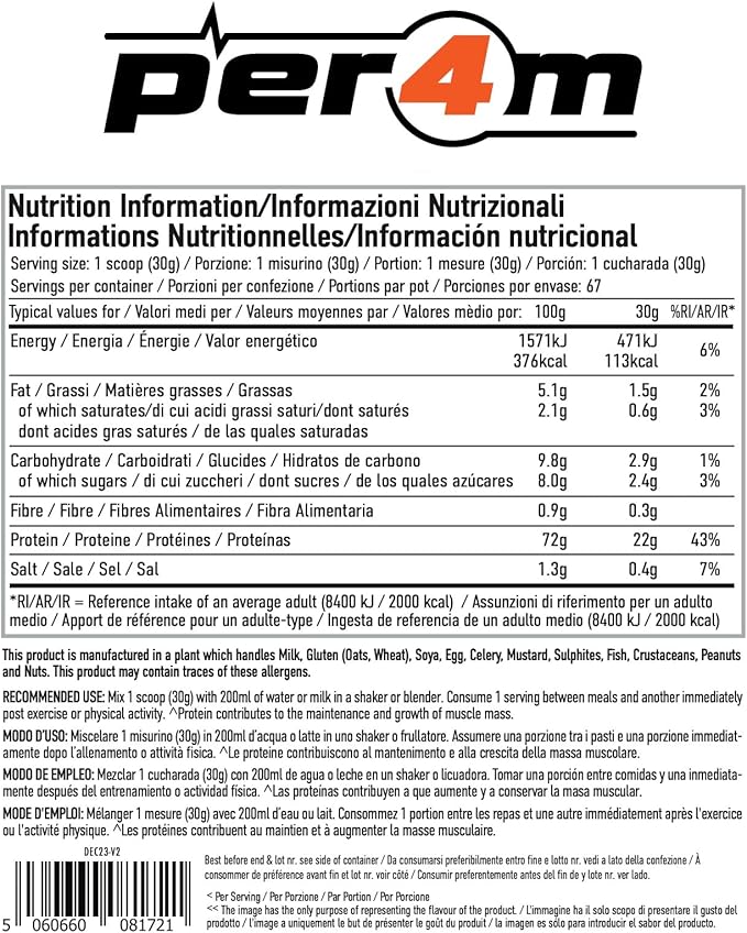 Per4m Whey Protein Fluffy Marshmallow (67 Servings)