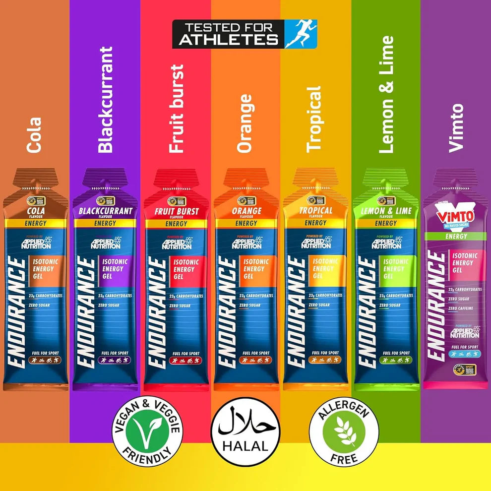 Applied Nutrition Isotonic Energy Gel Variety Pack (6x60ml)