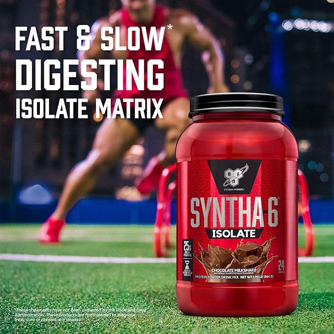 BSN SYNTHA-6® ISOLATE Vanilla Ice Cream (4LBS, 48 Servings)