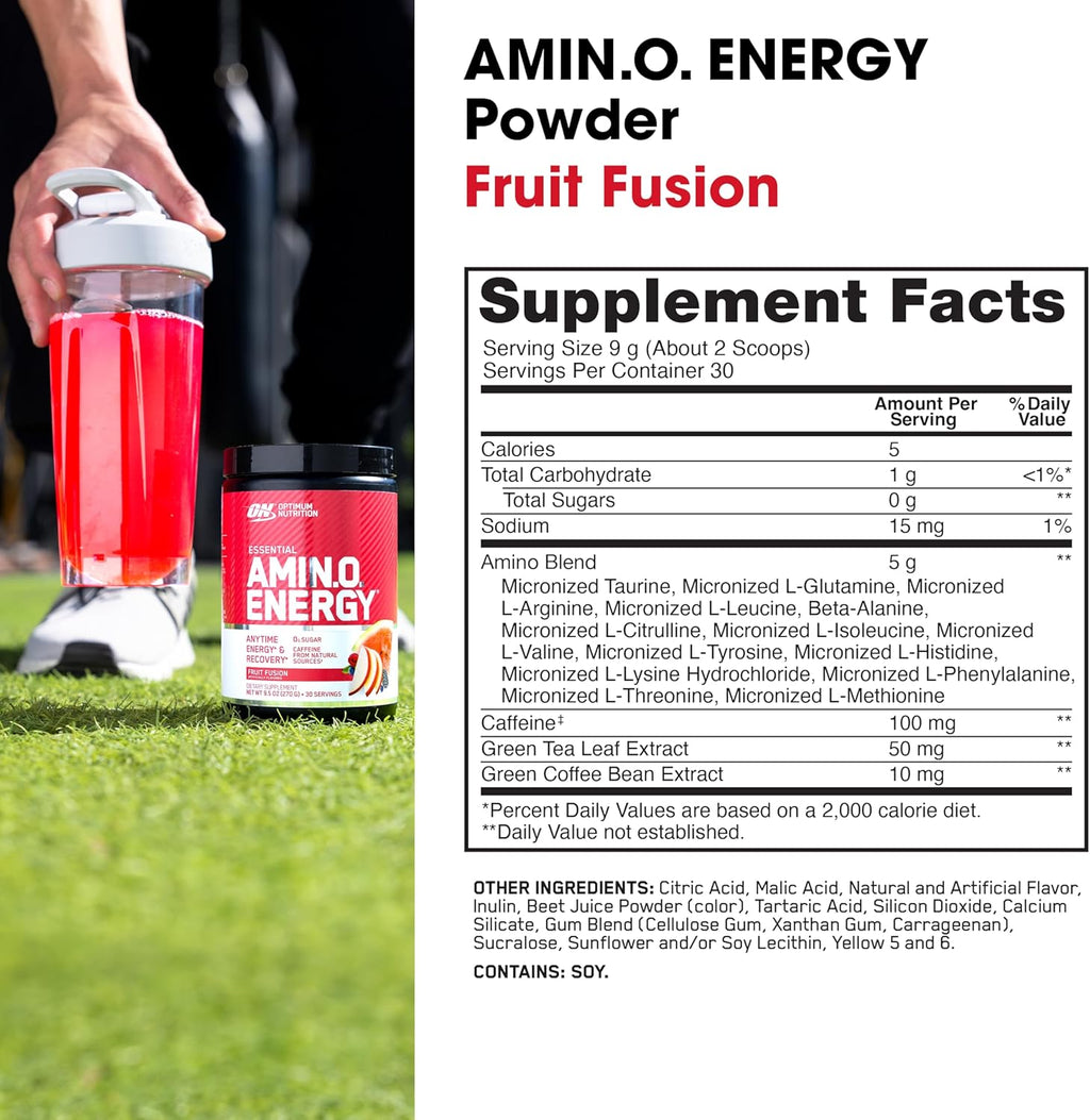 Optimum Nutrition Essential Amino Energy Fruit Fusion (270g)