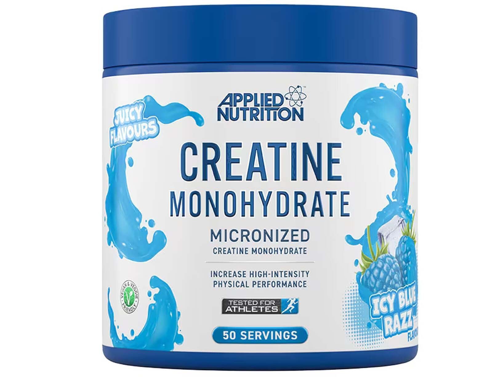 Applied Nutrition Creatine Monohydrate Icy Blue Razz (250g)