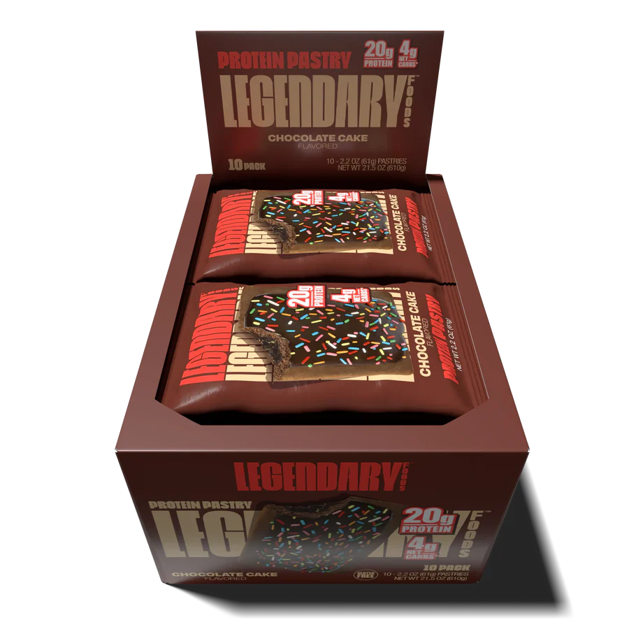 Legendary Foods Chocolate Cake Protein Pastry (Box of 10)