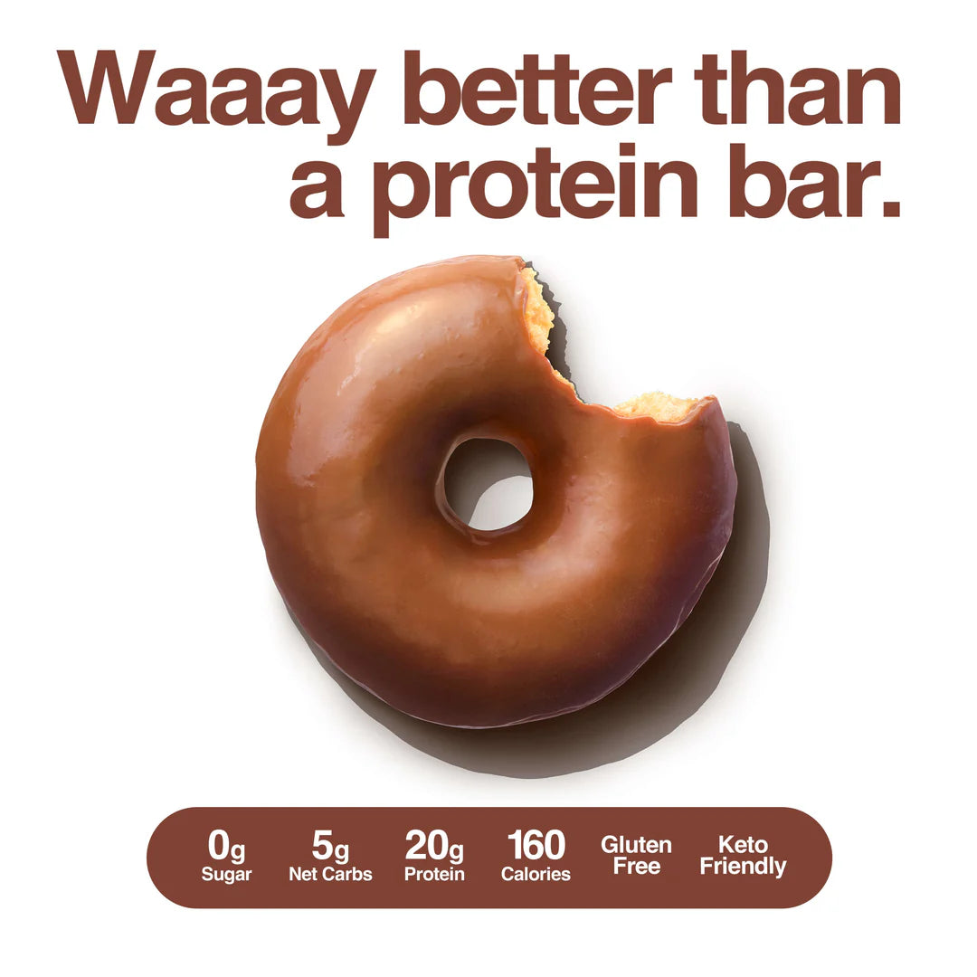 Legendary Foods Chocolate Dipped Protein Donuts (Box of 12)