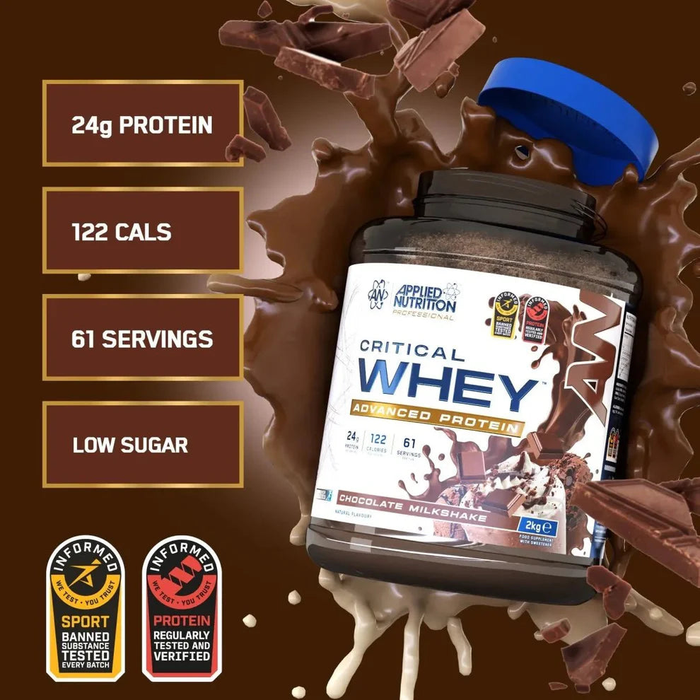 Applied Nutrition Critical Whey Protein Vanilla (2kg, 67 Servings)