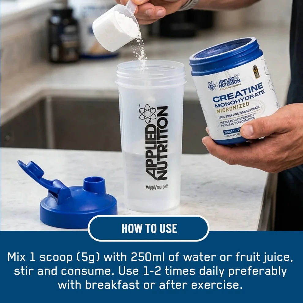 Applied Nutrition Creatine Monohydrate Icy Blue Razz (250g)