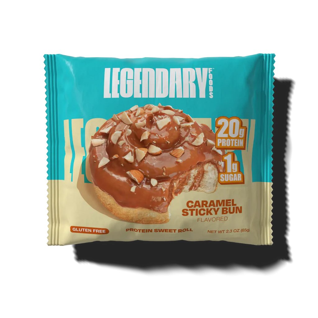 Legendary Foods Caramel Sticky Bun Protein Sweet Roll (Box of 8)