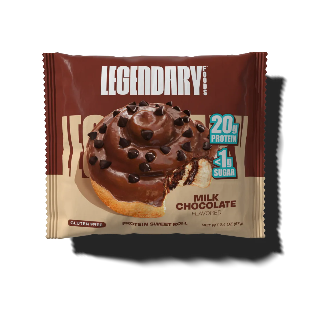 Legendary Foods Milk Chocolate Protein Sweet Roll (Box of 8)