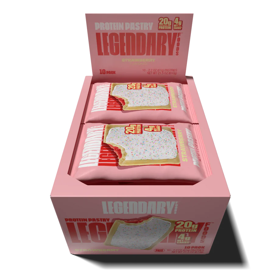 Legendary Foods Strawberry Protein Pastry (Box of 10)