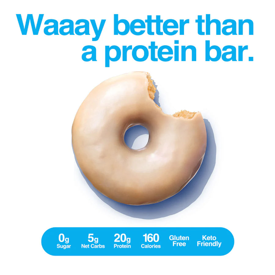 Legendary Foods Vanilla Glazed Protein Donuts (Box of 12)